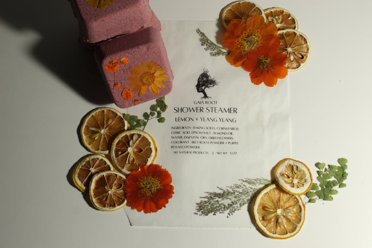 SHOWER STEAMER LEMON + YLANG YLANG