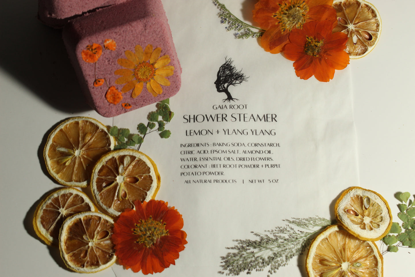 SHOWER STEAMER LEMON + YLANG YLANG