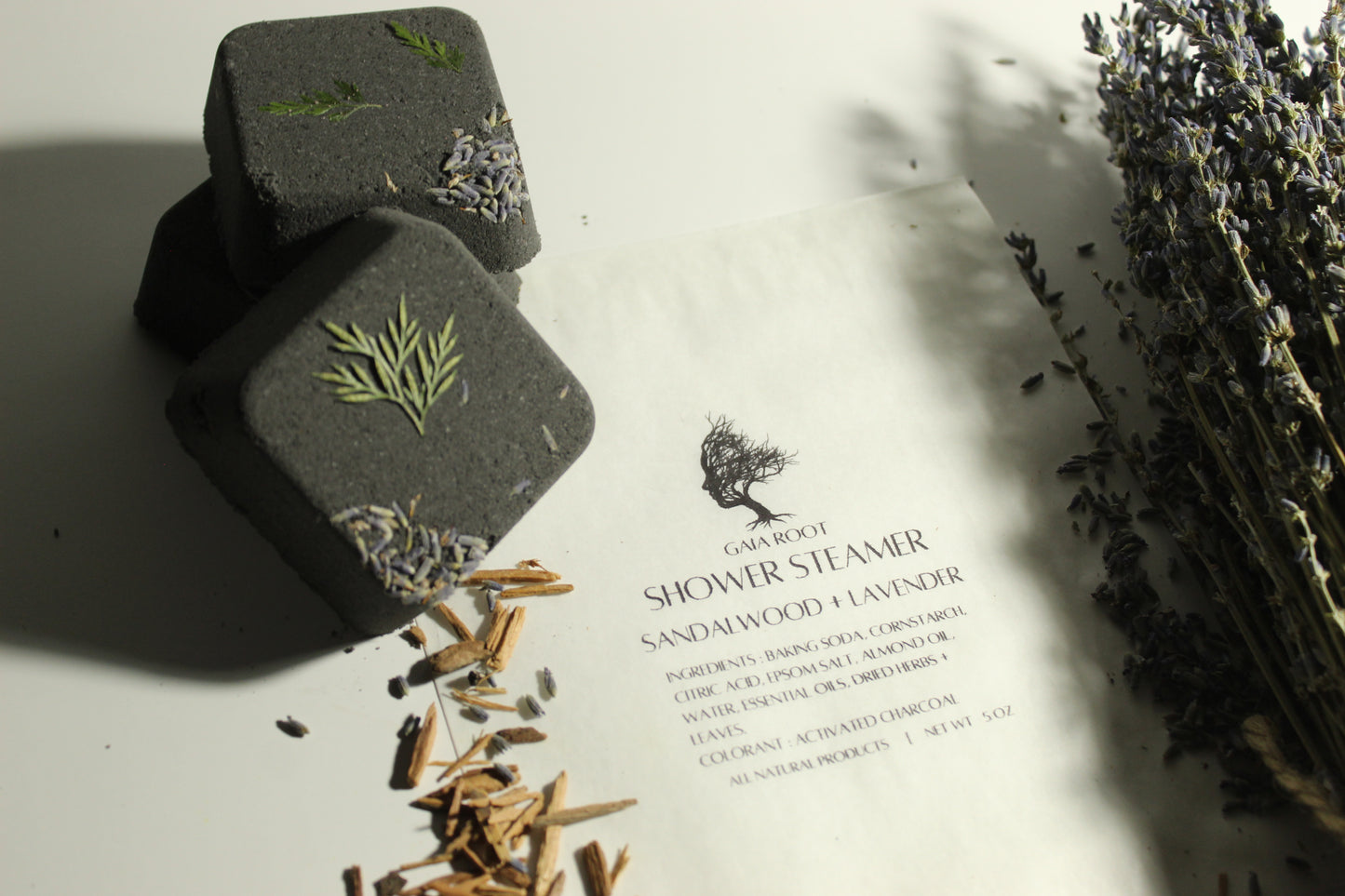 SHOWER STEAMER SANDALWOOD + LAVENDER