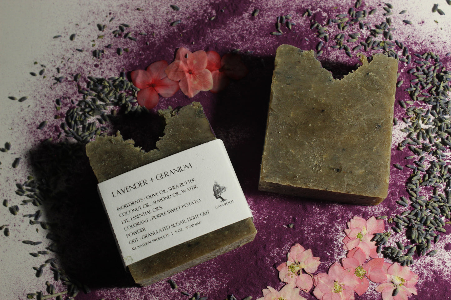 SOAP BAR LAVENDER + GERANIUM