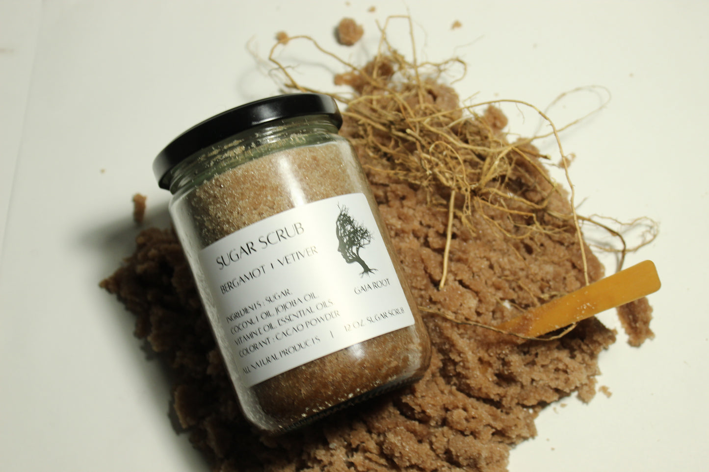 SUGAR SCRUB BERGAMOT + VETIVER