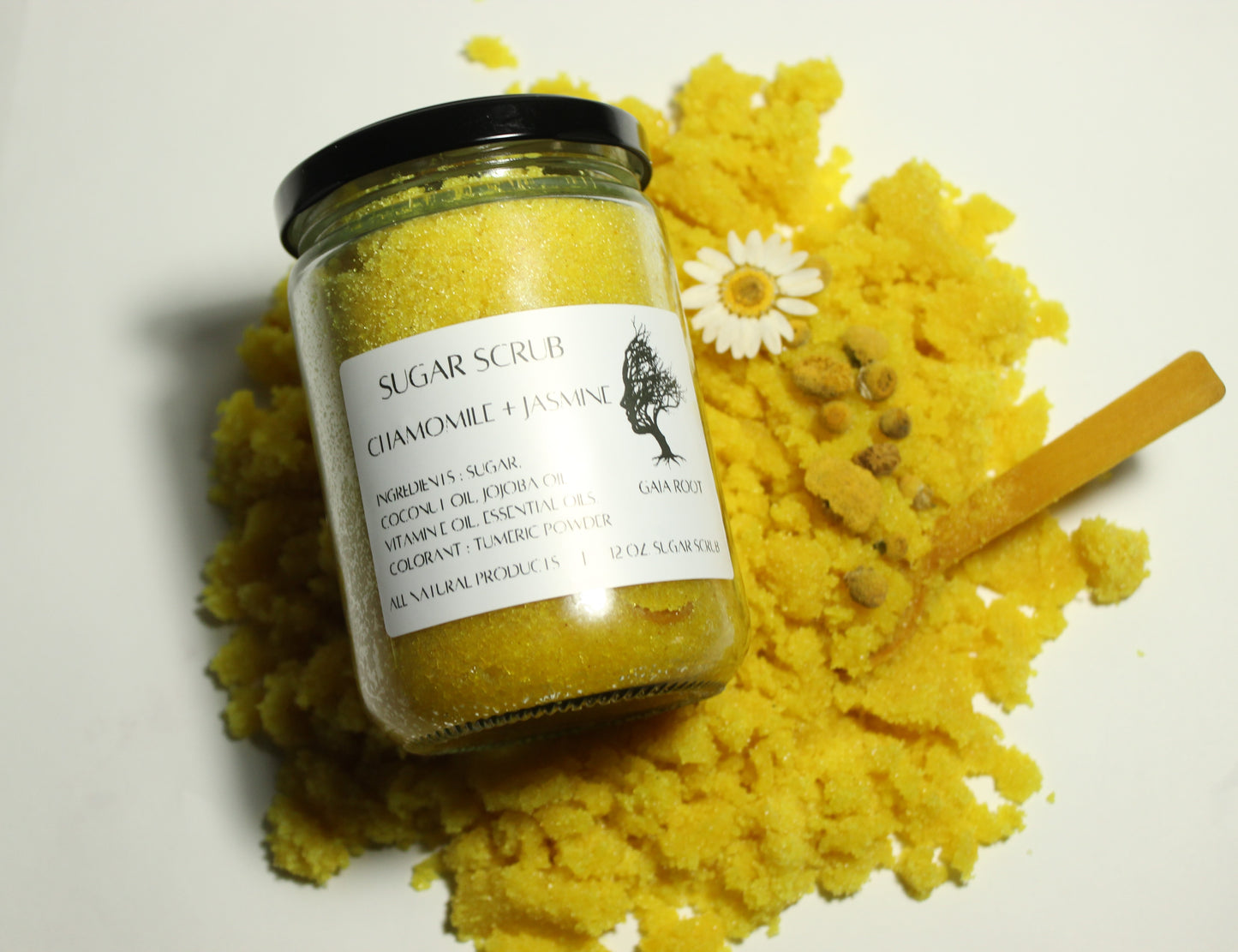 SUGAR SCRUB CHAMOMILE + JASMINE