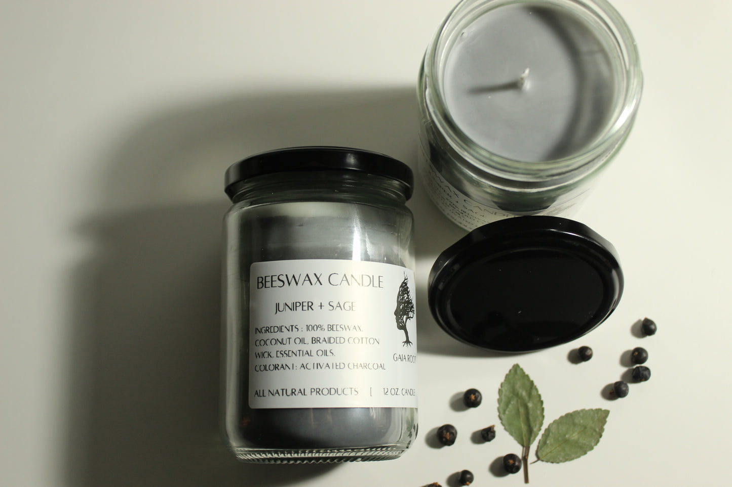 BEESWAX CANDLES JUNPER + SAGE