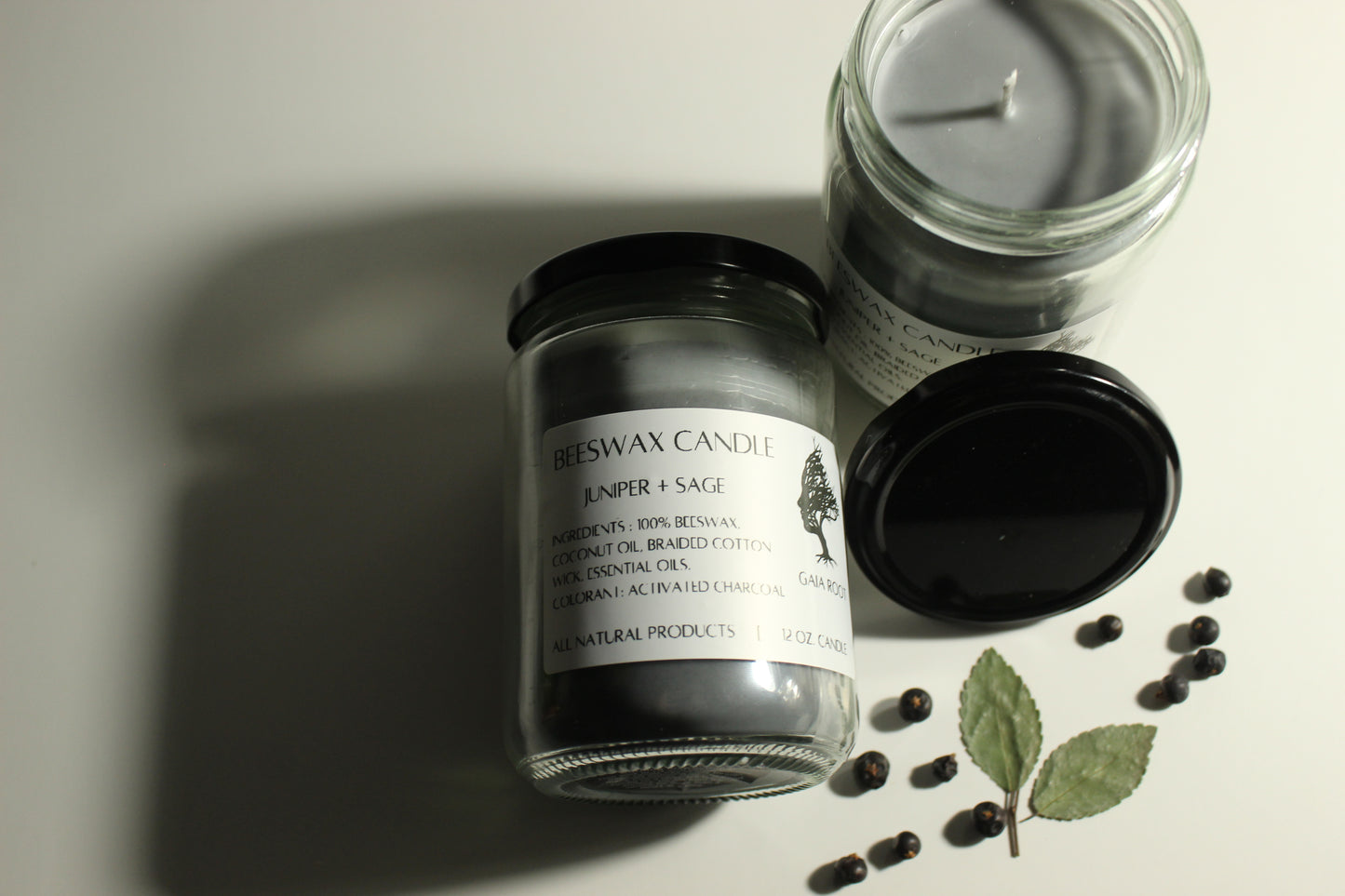 BEESWAX CANDLES JUNPER + SAGE