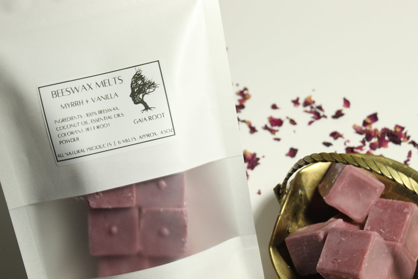 BEESWAX WAX MELTS MYRRH + VANILLA