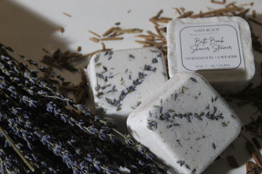 BATH BOMB SANDALWOOD + LAVENDER