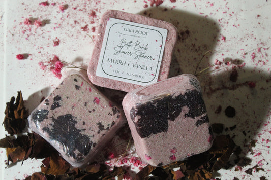 BATH BOMB  MYRRH + VANILLA