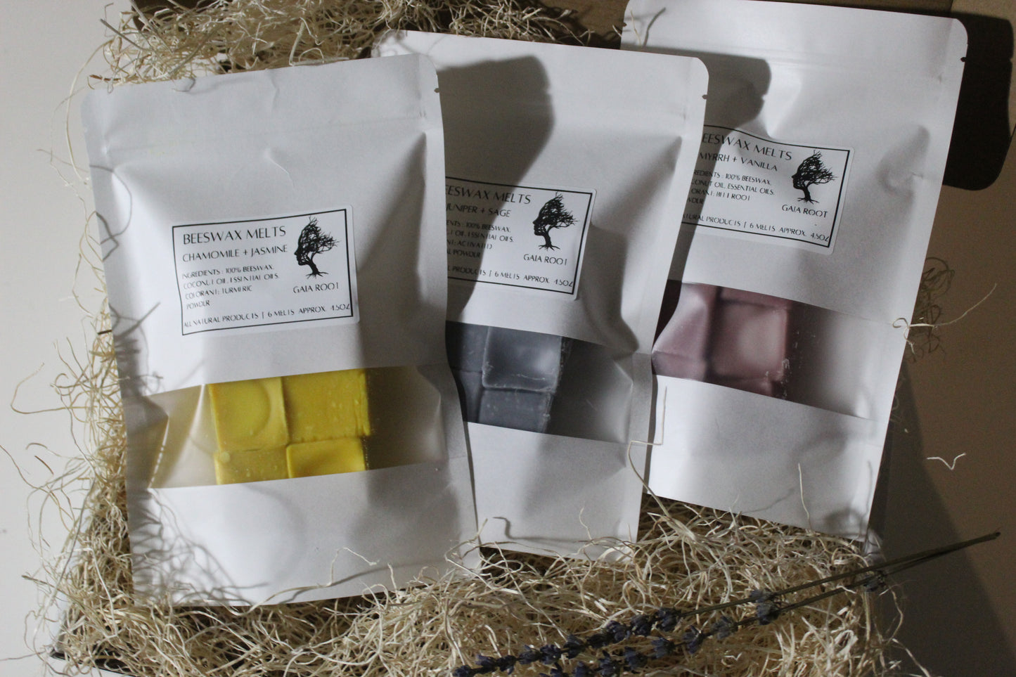 BEESWAX WAX MELT TRIO