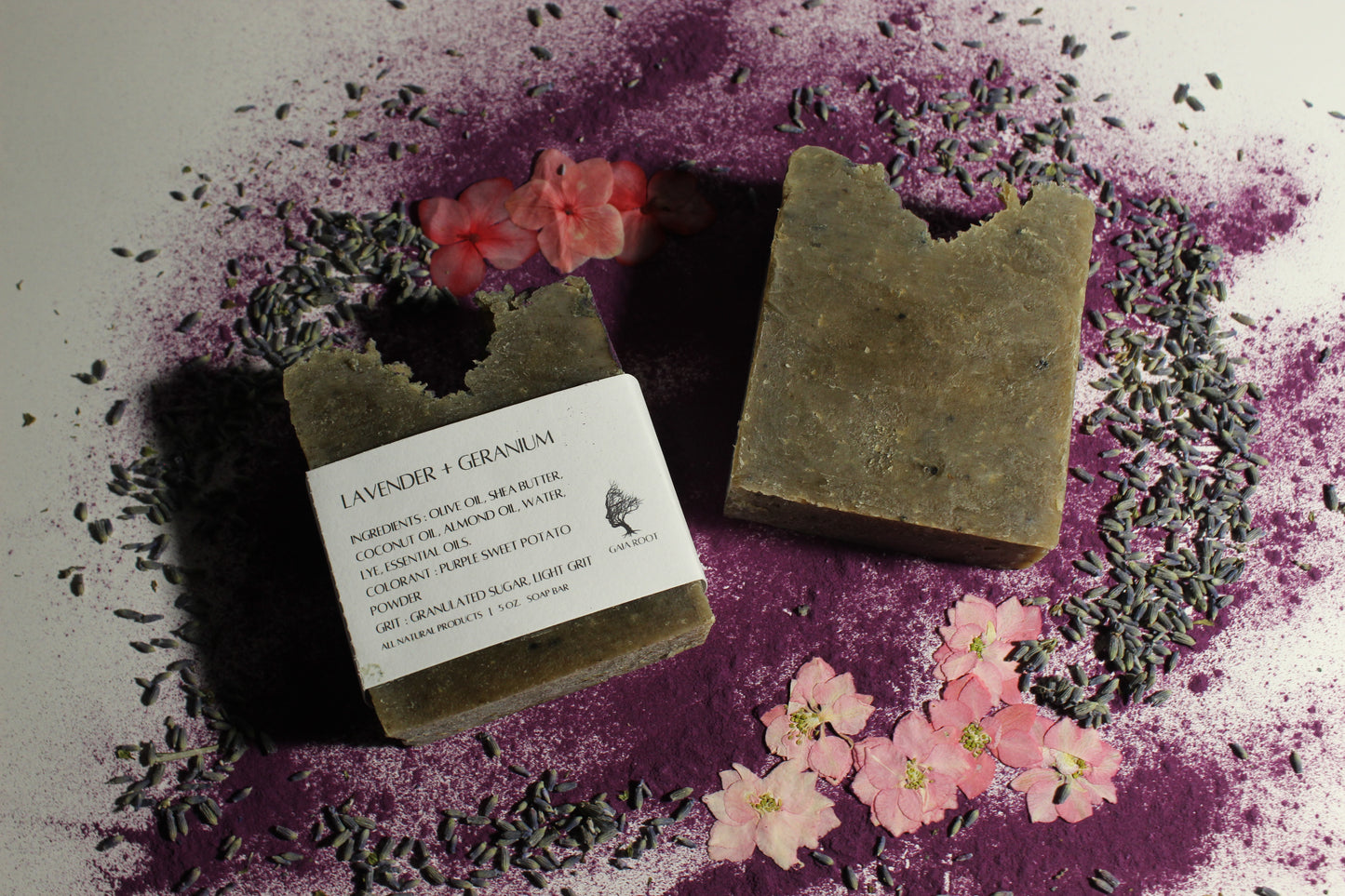 SOAP BAR  LAVENDER + GERANIUM