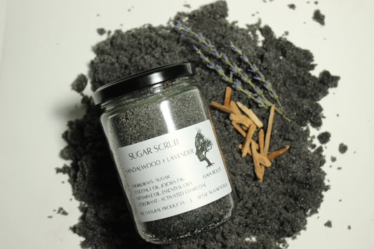 SUGAR SCRUB  SANDALWOOD + LAVENDER