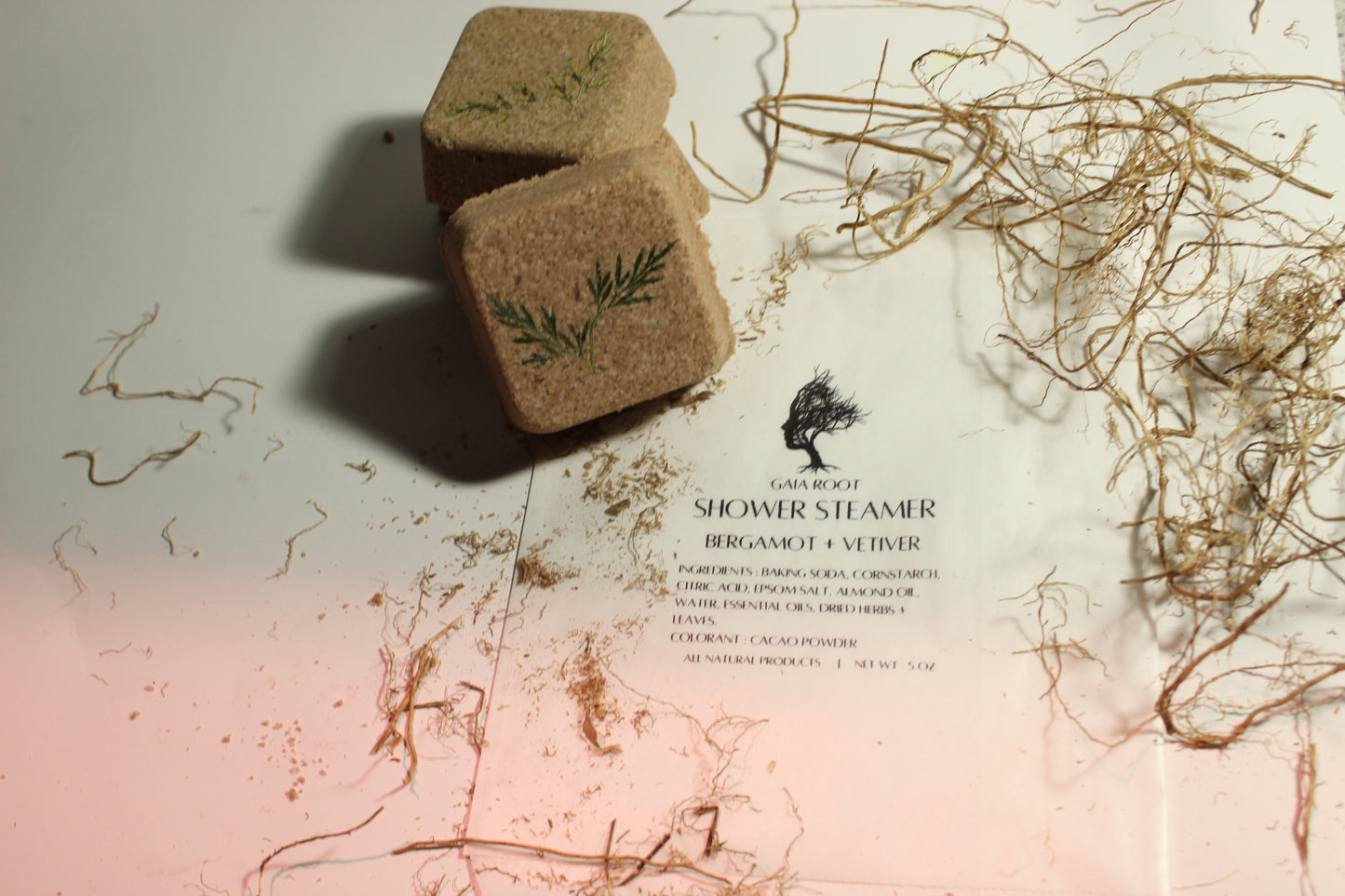 SHOWER STEAMER BERGAMOT + VETIVER