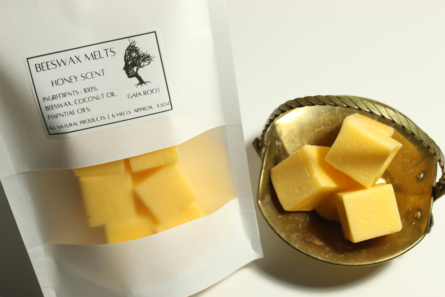 BEESWAX WAX MELTS  HONEY SCENT
