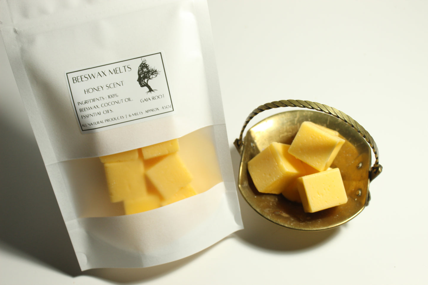 BEESWAX WAX MELTS  HONEY SCENT