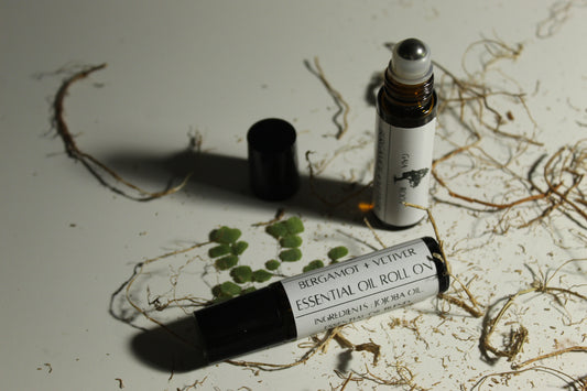 ESSENTIAL OIL ROLL-ON  BERGAMOT + VETIVER