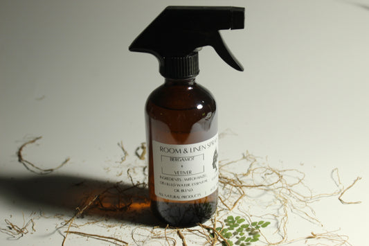 ROOM & LINEN SPRAY  BERGAMOT + VETIVER